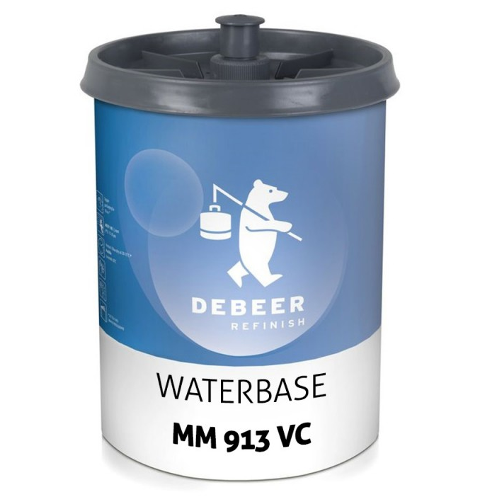 913VC - Peinture Hydro DEBEER Métallisé très gros 1L - DEBEER