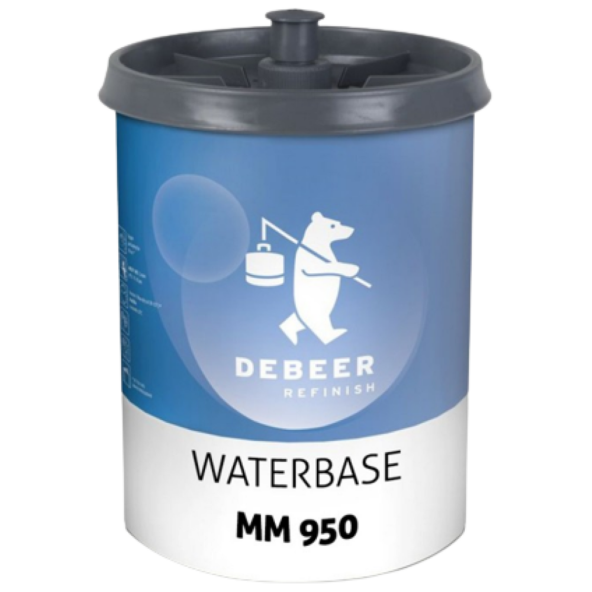 950 - Peinture Hydro DEBEER Noir profond 1L - DEBEER