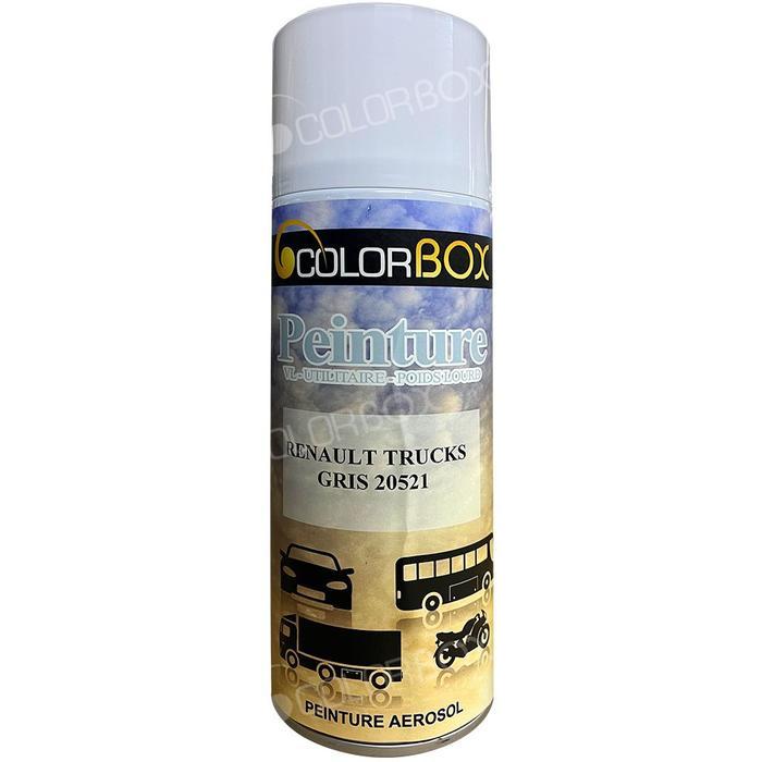 RENAULT20521 - Peinture carrosserie ColorBox Gris Aérosol Renault Trucks 400ml - COLORBOX