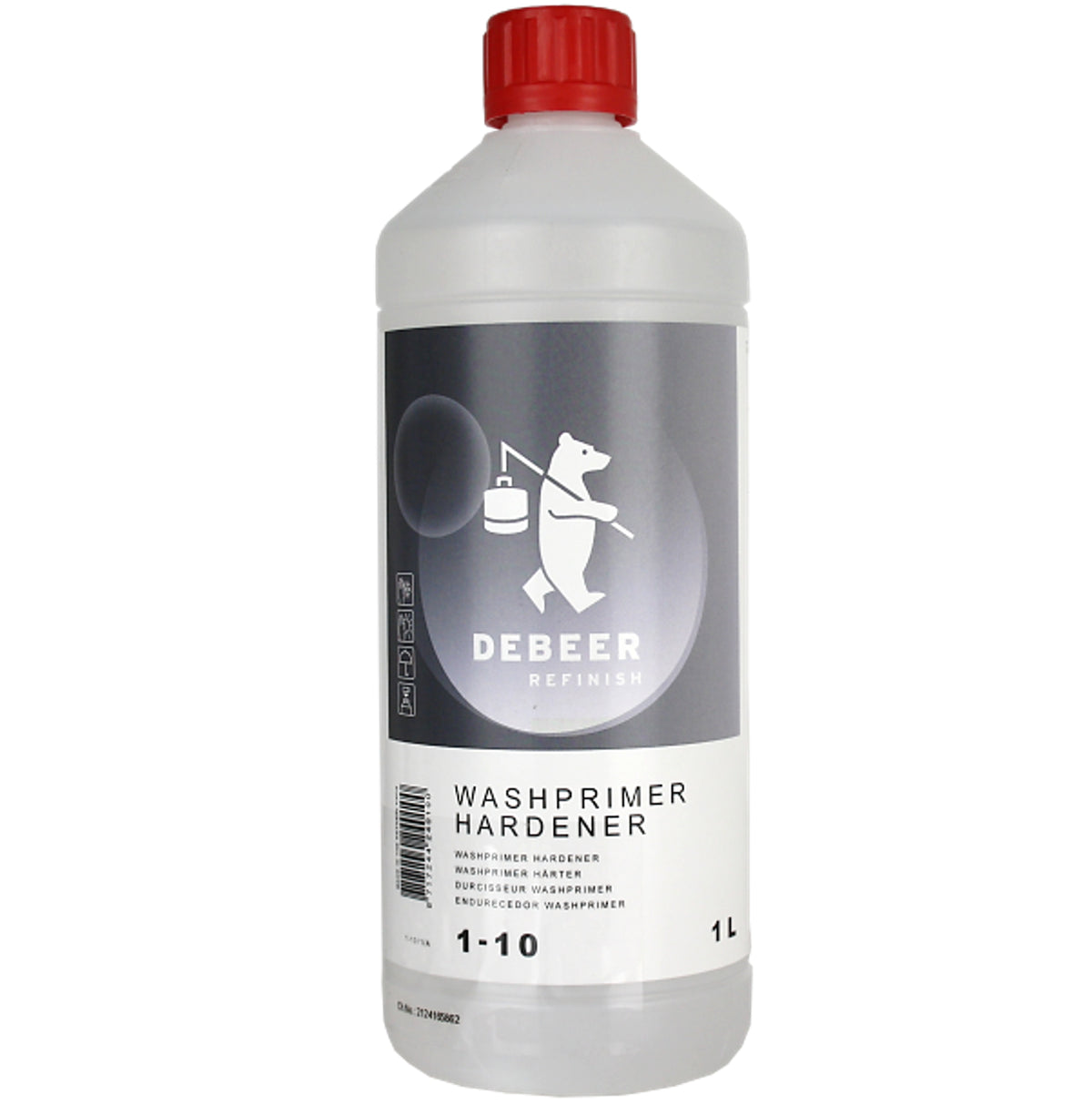 1-10 - DEBEER Verharder 1L voor fosfaterende primer washprimer 1-15