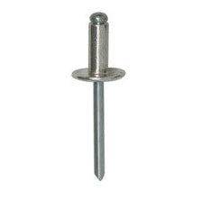 11689 - Rivet alu tête large haut parleur 6 x 14mm : Dacia Opel Renault RESTAGRAF - RESTAGRAF