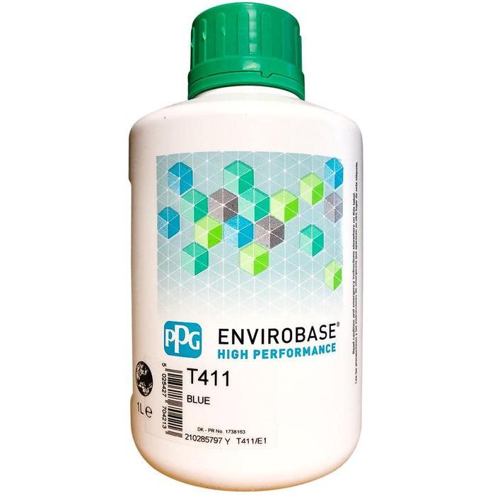T411 - Peinture carrosserie PPG Envirobase High Performance Blue 1L - PPG