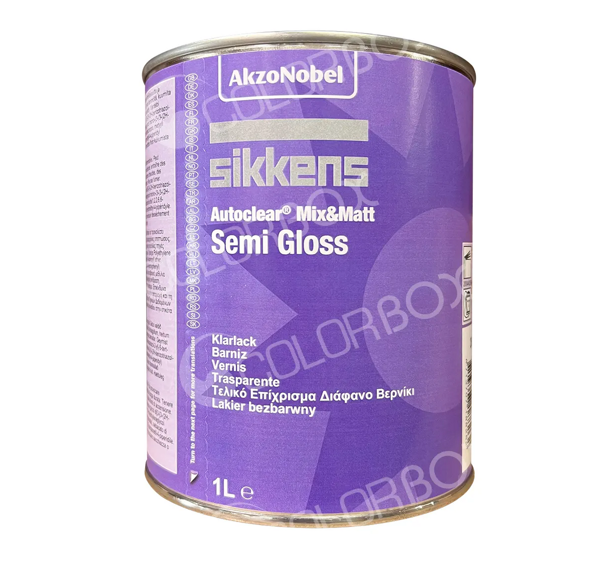 523772 - Vernis carrosserie SIKKENS Autoclear mix & matt semi gloss 1L - SIKKENS