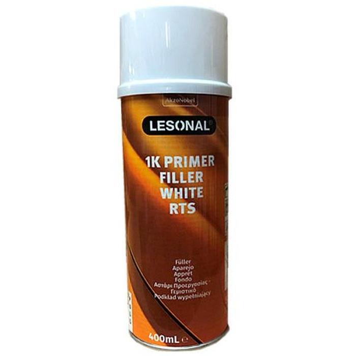 514204 - Bombe aérosol LESONAL Blanc- apprêt 1K Primer filler 400 ml - LESONAL
