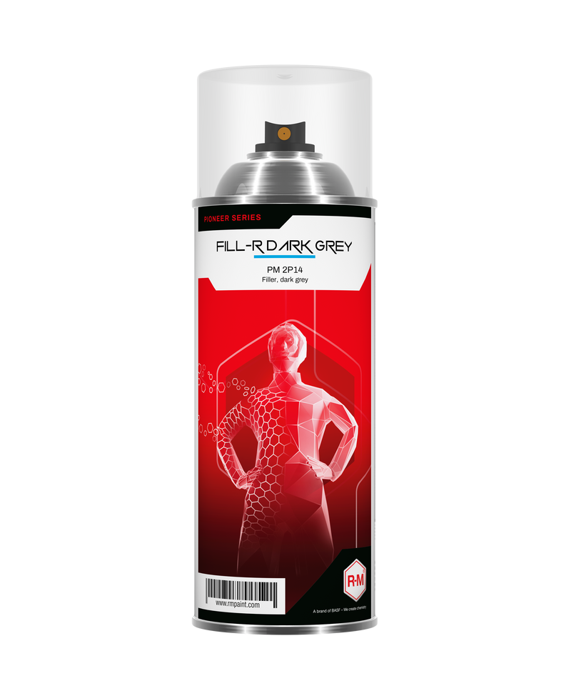 PM2P14 - Apprêt RM Gris foncé apprêt 1K Fill-R aérosol 0.4L - RM