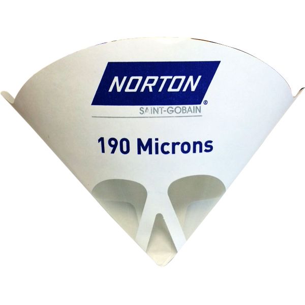 CONE190 - 250 filtres cônes 190µ filtrer vernis toute marque et peinture hydro RM et Glasurit - NORTON
