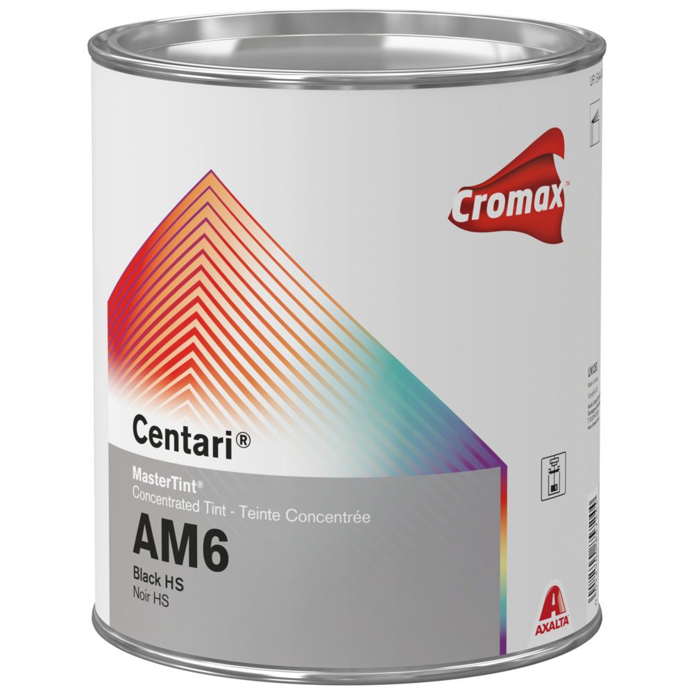 AM6 - Laque brillant direct CROMAX CENTARI Noir HS 1L - CROMAX CENTARI