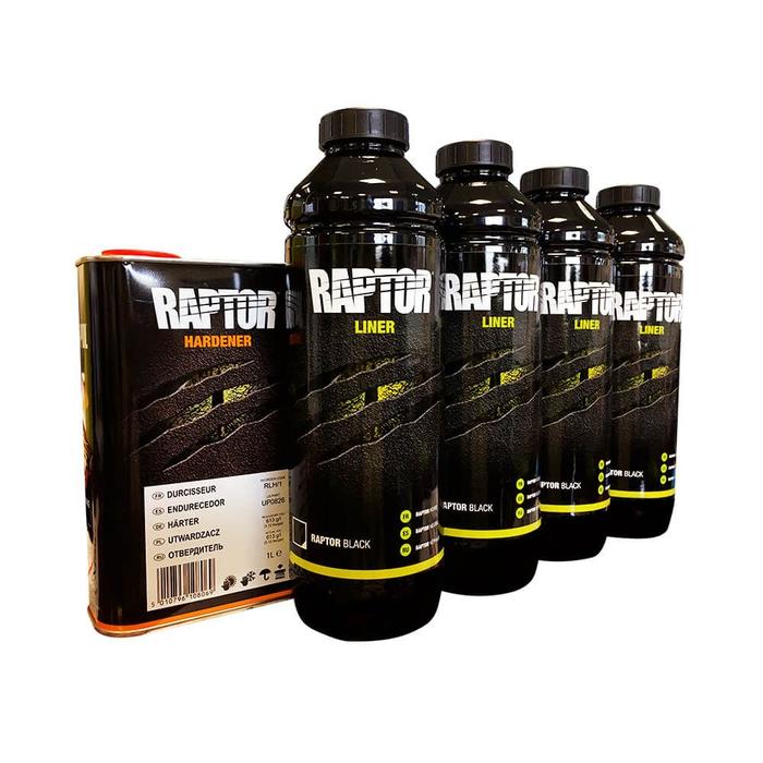 RLB/S4 - Kit Raptor noir 3.8L + durcisseur 946ml - RAPTOR