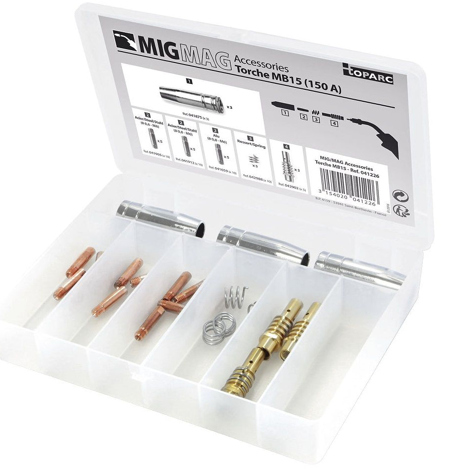 041226 - Coffret torche GYS MB15 (mig 150a) - GYS