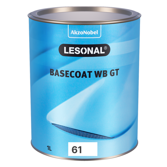 61WB - Peinture carrosserie LESONAL Jaune clair 1L - LESONAL