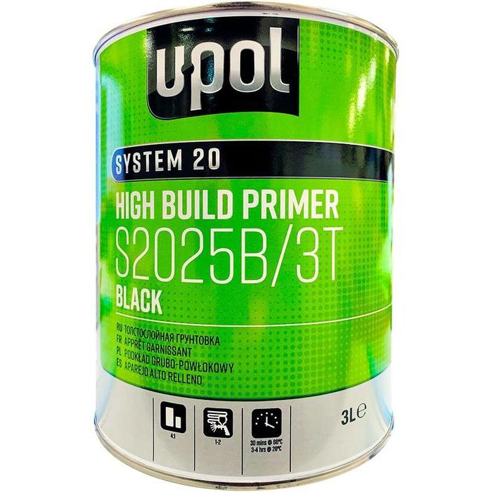 S2025B/3T - Primer UPOL garnissant noir 4:1 3L - UPOL