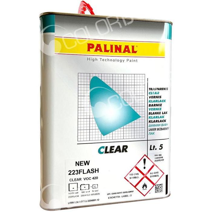 223FLASH5 - Vernis carrosserie PALINAL VOC haut de gamme 5L - PALINAL