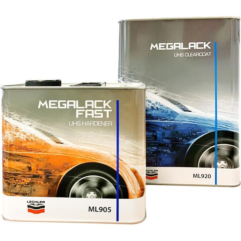 ml920_KIT_FAST - Kit Vernis carrosserie LECHLER Mégalack ml920 4L + 1 durcisseur ml905 2L - LECHLER
