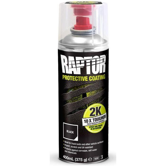 RLB/AL - Raptor 2K noir en Aérosol 400ml - RAPTOR