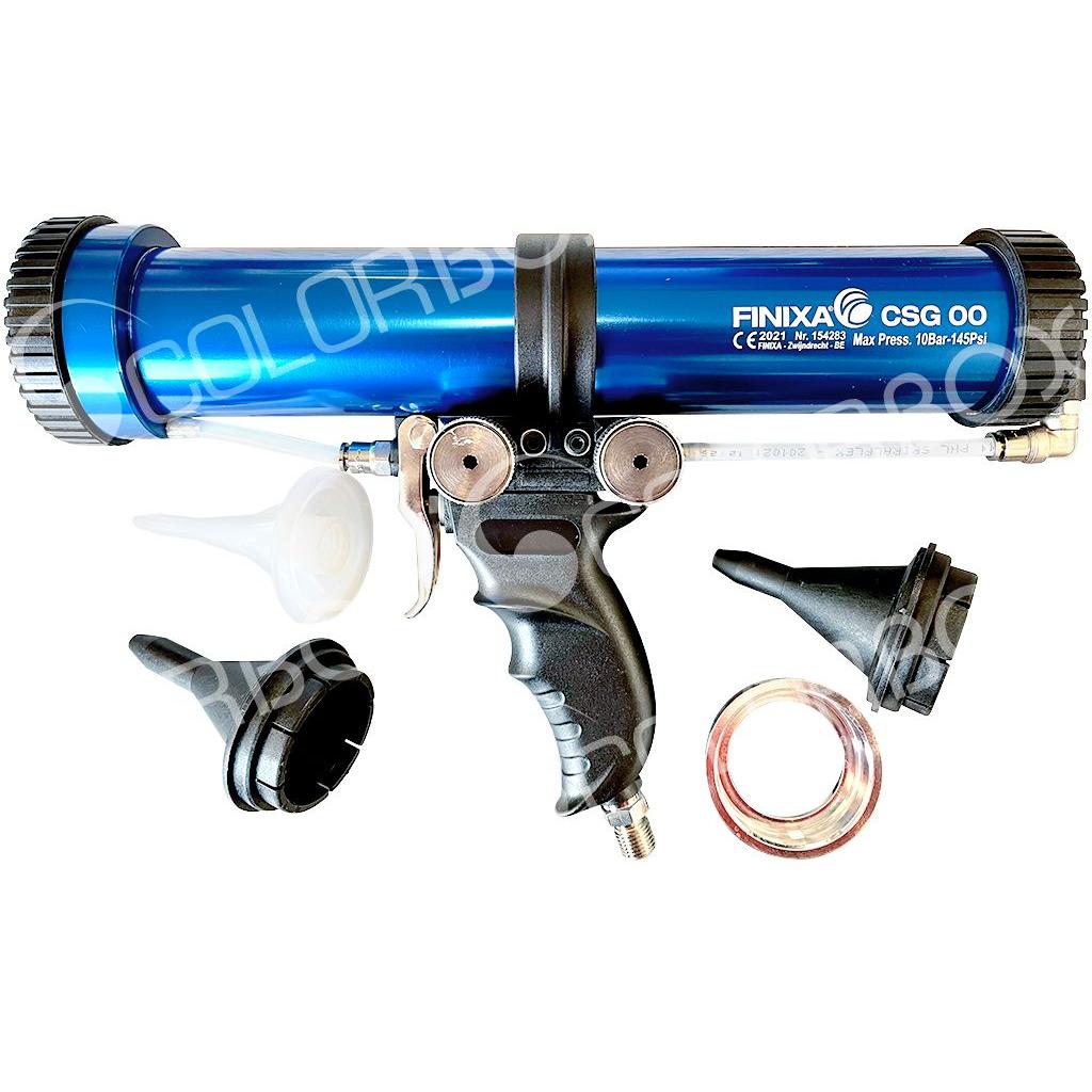 CSG00 - Pistolet à silicone pneumatique pour cartouches Finixa CSG00 - FINIXA