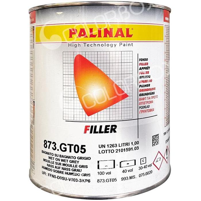 873GT051 - Primer PALINAL Gris Mouillé sur mouillé sans ponçage 1L - PALINAL