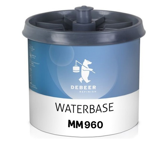 960 - Peinture Hydro DEBEER Rouge nacré 0,5L - DEBEER