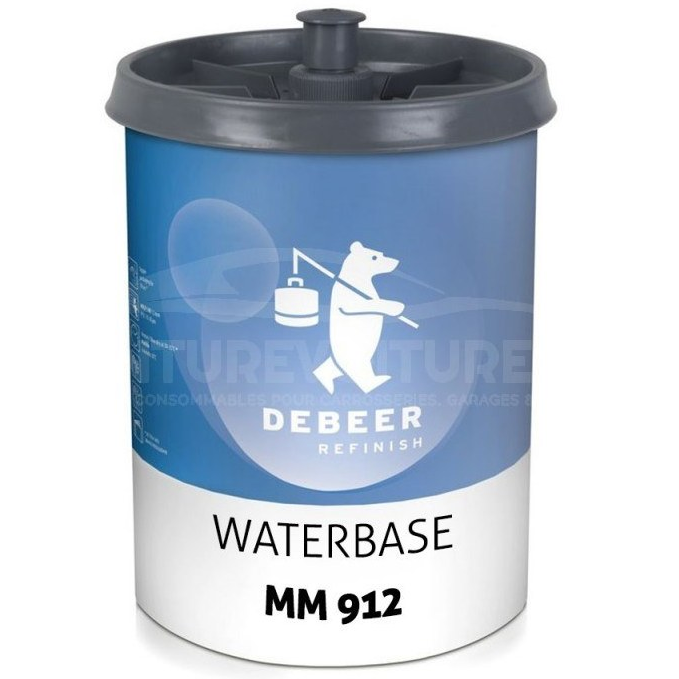 912 - Peinture Hydro DEBEER Mix noir 1L - DEBEER