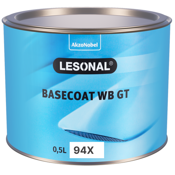 94XWB - Peinture carrosserie LESONAL Effet bleu moyen 0.5L - LESONAL