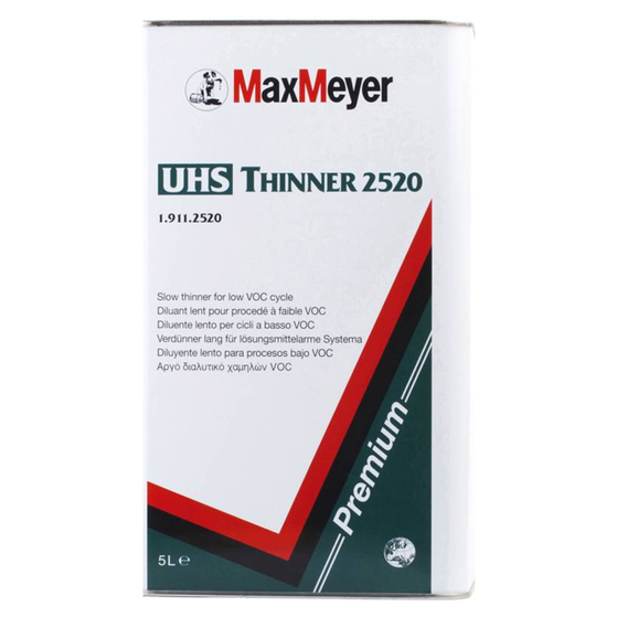 1.911.2520 - Diluant MAX MEYER lent pour apprêt HP Multiprime 5L - MAX MEYER
