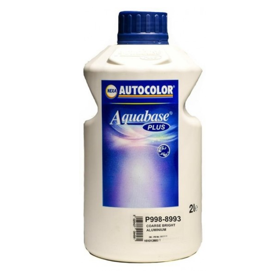 P998-8993 - Peinture carrosserie AUTOCOLOR Coarse bright aluminium 2L - NEXA AUTOCOLOR