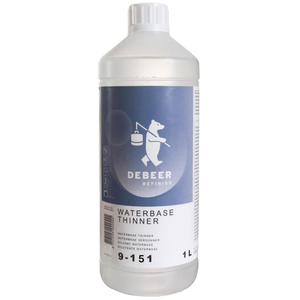 9-151 - Diluant hydro DEBEER standard 1L - DEBEER