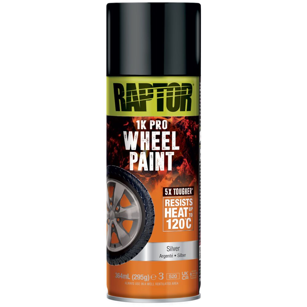 RWPSV/AL - Peinture RAPTOR Argenté pour jantes en aérosol 364ml - RAPTOR