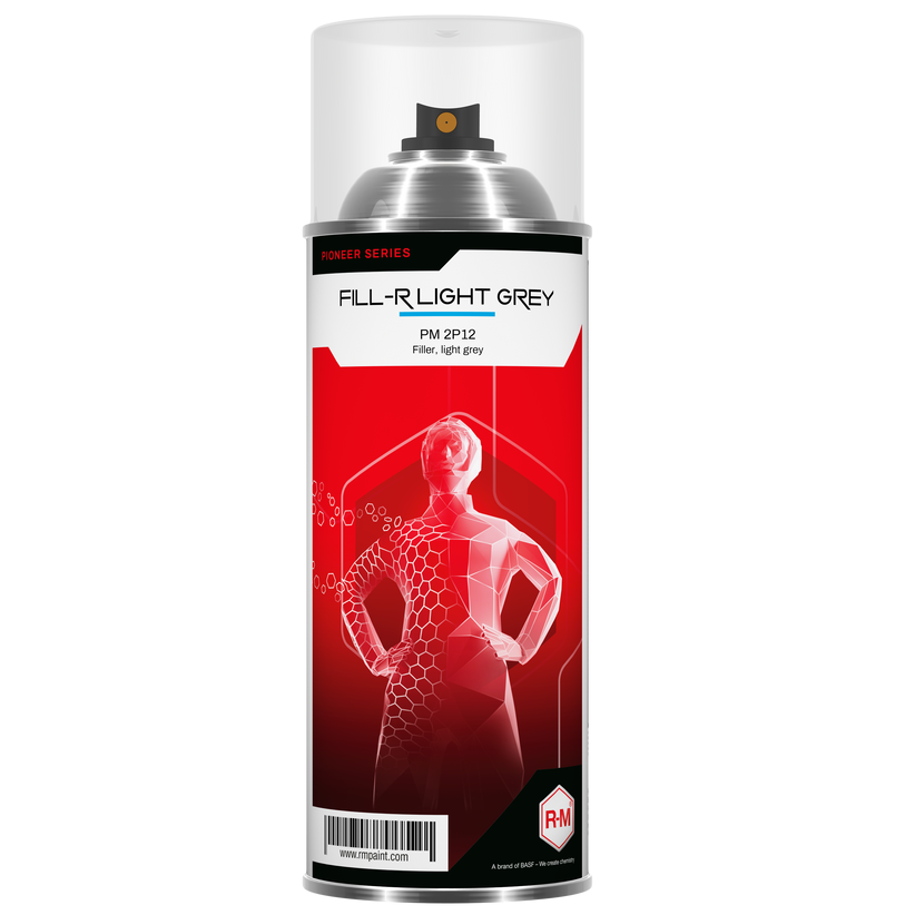 PM2P12 - Apprêt RM 1K Fill-R aérosol 0.4L RM Gris clair 1L - RM