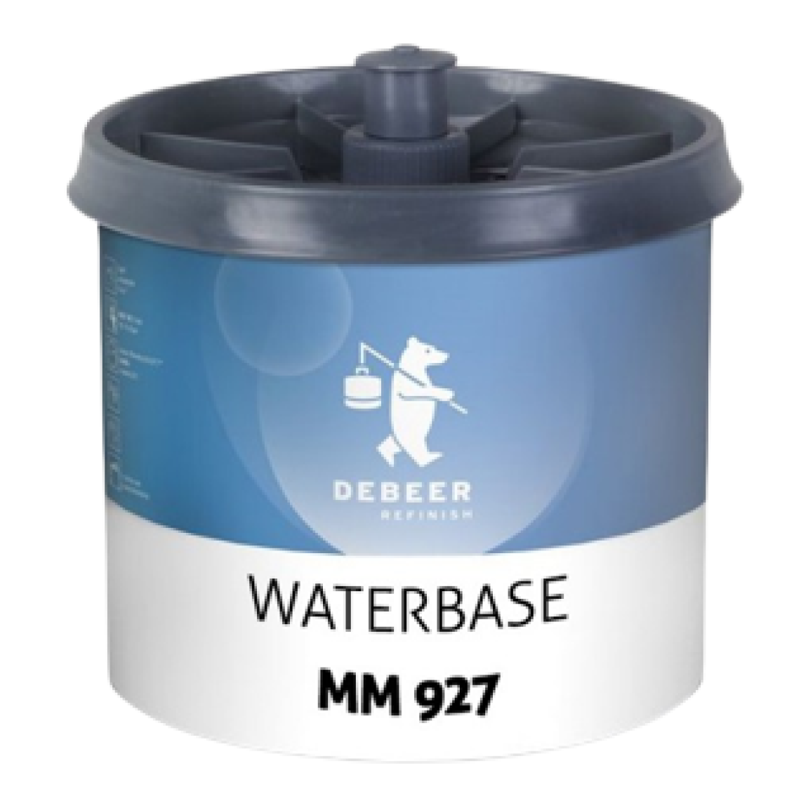 927 - Peinture Hydro DEBEER Jaune oxyde transparent 0,5L - DEBEER