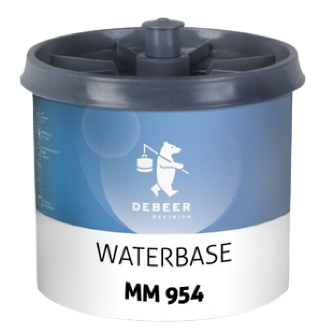 954 - Peinture Hydro DEBEER Rouge nacré 0,5L - DEBEER