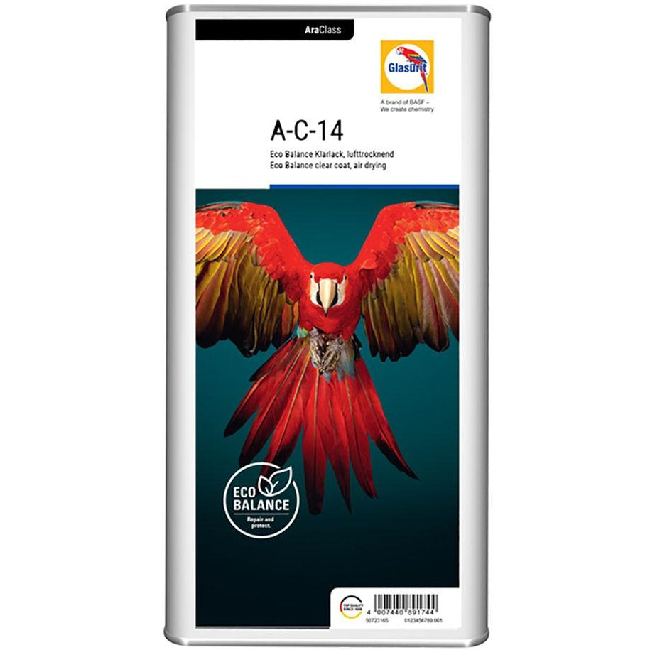 A-C-14 -Vernis carrosserie GLASURIT séchage air Eco Balance AraClass 4L - GLASURIT