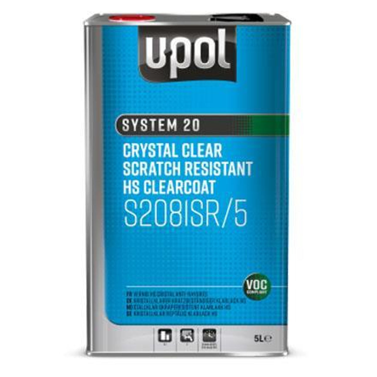 S2081SR/5 - Vernis carrosserie UPOL HS anti rayures 5L (2:1)