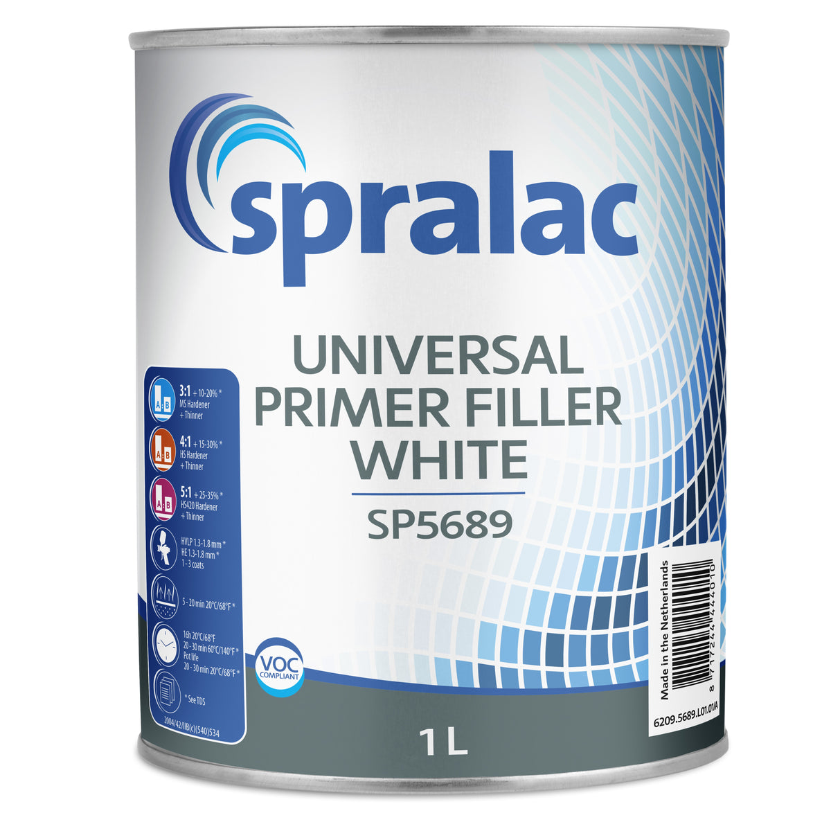 SP5689 - Spralac Grundierung Weiß nass 1L