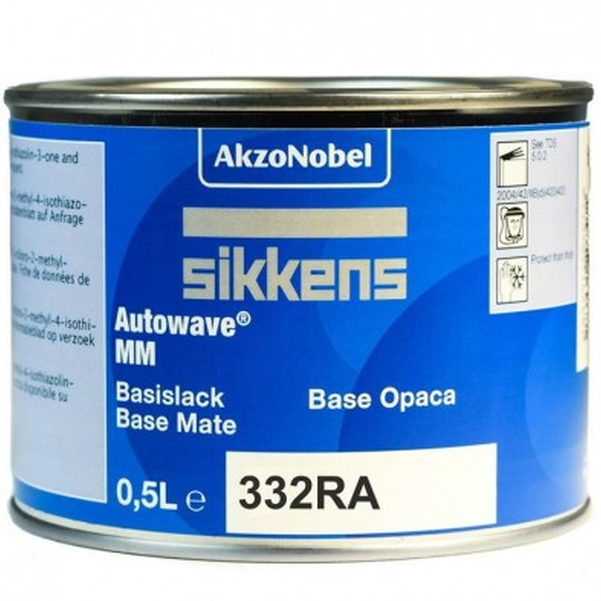 MM332RA - Peinture carrosserie SIKKENS Rouge nacré interferrentiel 0.5L - SIKKENS