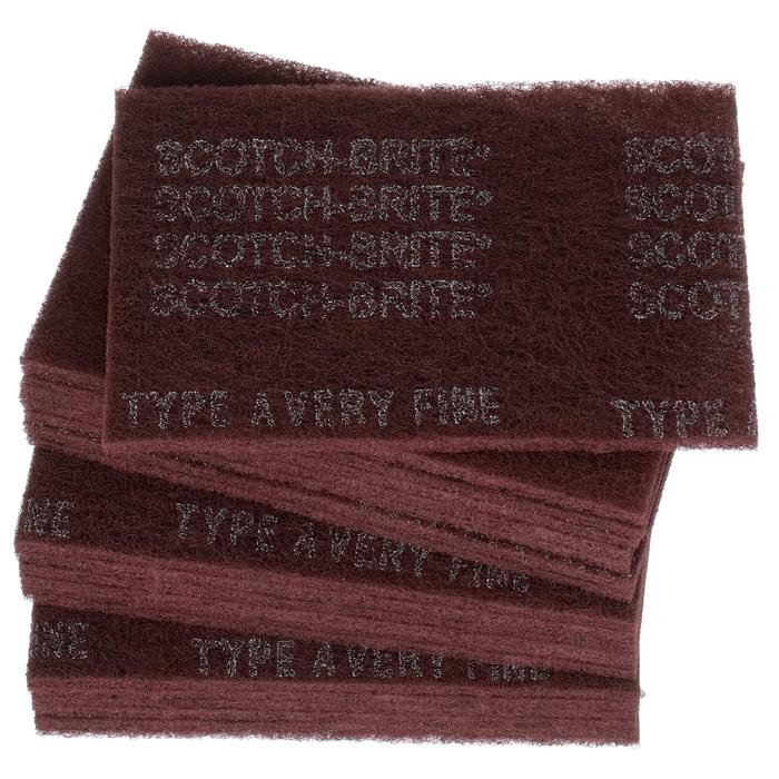 07447 - 20 coupes 3M Scotch Brite rouges très fin - 3M