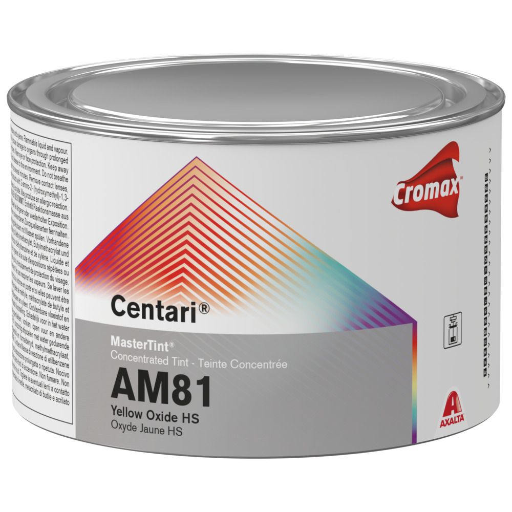 AM81 - Laque brillant direct CROMAX CENTARI Jaune oxyde HS 0.5L - CROMAX CENTARI