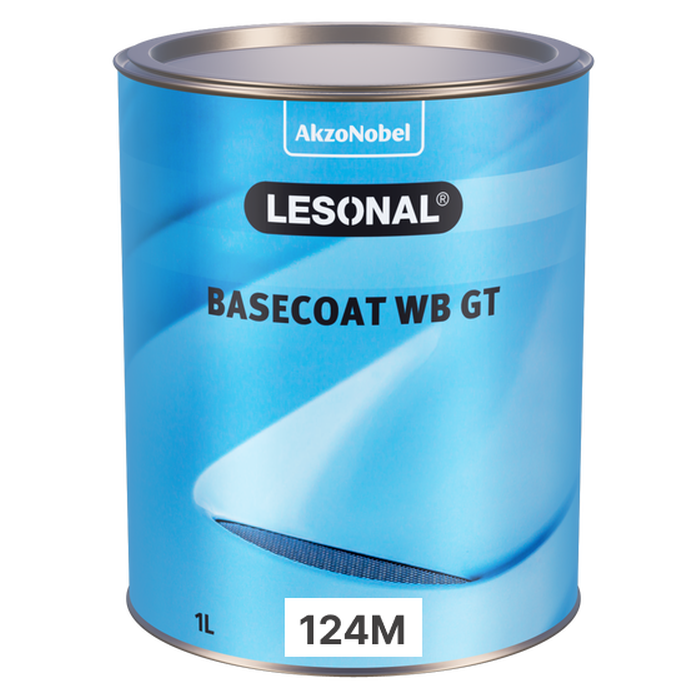 124MWB - Peinture carrosserie LESONAL Métallisé extra gros 1L - LESONAL