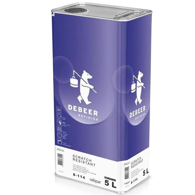 8-114 - Vernis carrosserie DEBEERR anti-rayures rapide 5L - DEBEER