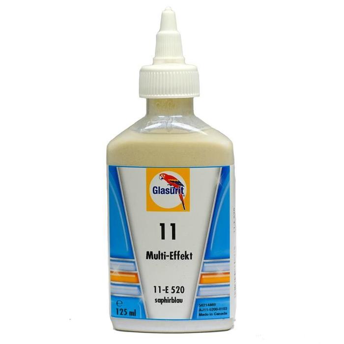 11E520 - Peinture carrosserie GLASURIT Perle saphir blau 0.125L - GLASURIT