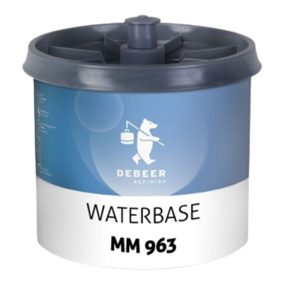 963 - Peinture Hydro DEBEER Jaune nacré 0,5L - DEBEER