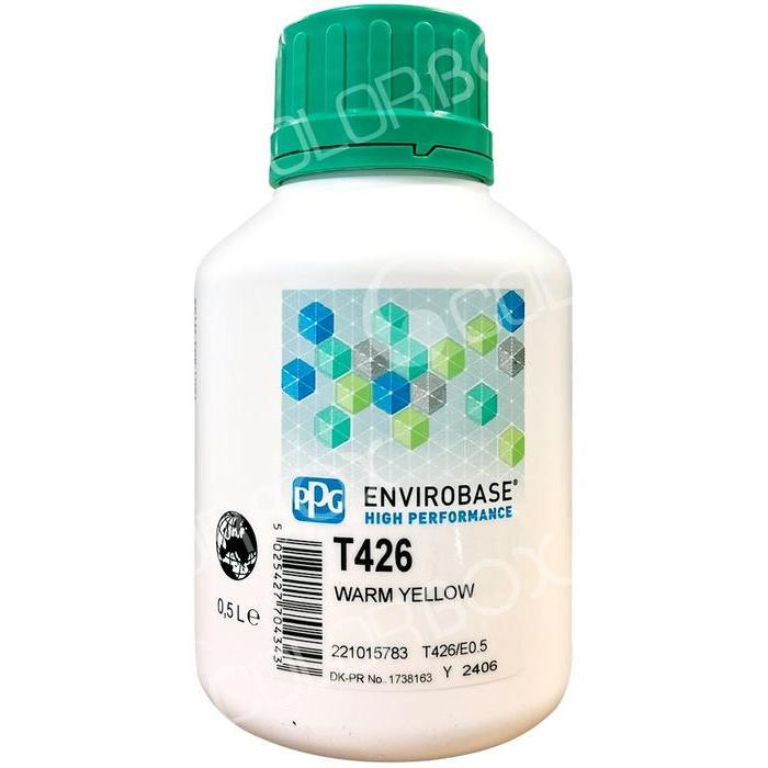 T426 - Peinture carrosserie PPG Envirobase High Performance Warm Yellow 0.5L - PPG