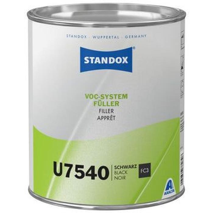 02078079 - Apprêt STANDOX Noir U7540 VOC system fuller 3.5L - STANDOX