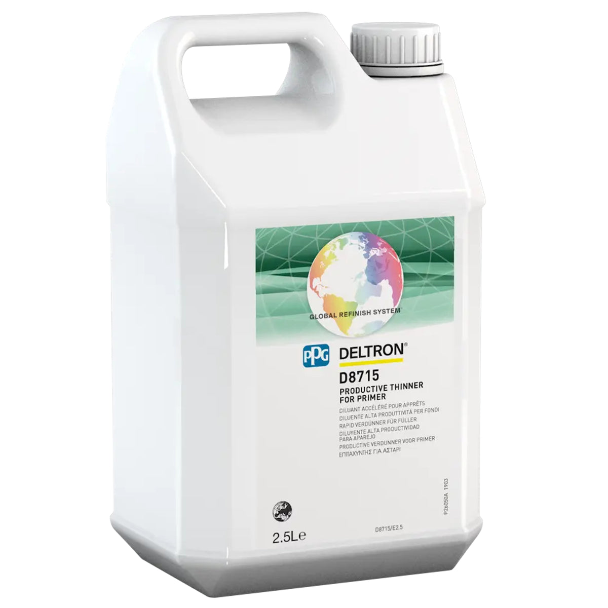D8715 - PPG Deltron Fortschrittsverdünner für Grundierung DP4000 und DP6000 2,5L