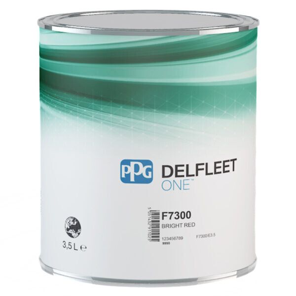 F7300 - Peinture poids lourd PPG DELFLEET Bright red ONE 3.5L - PPG DELFLEET ONE