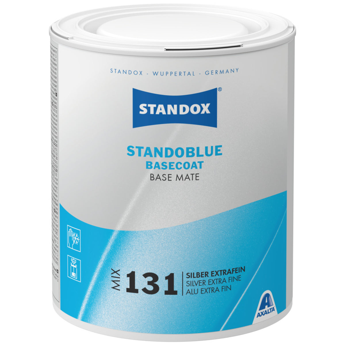 MIX131 - Vernice per carrozzeria STANDOBLUE Silver extra fine 1L