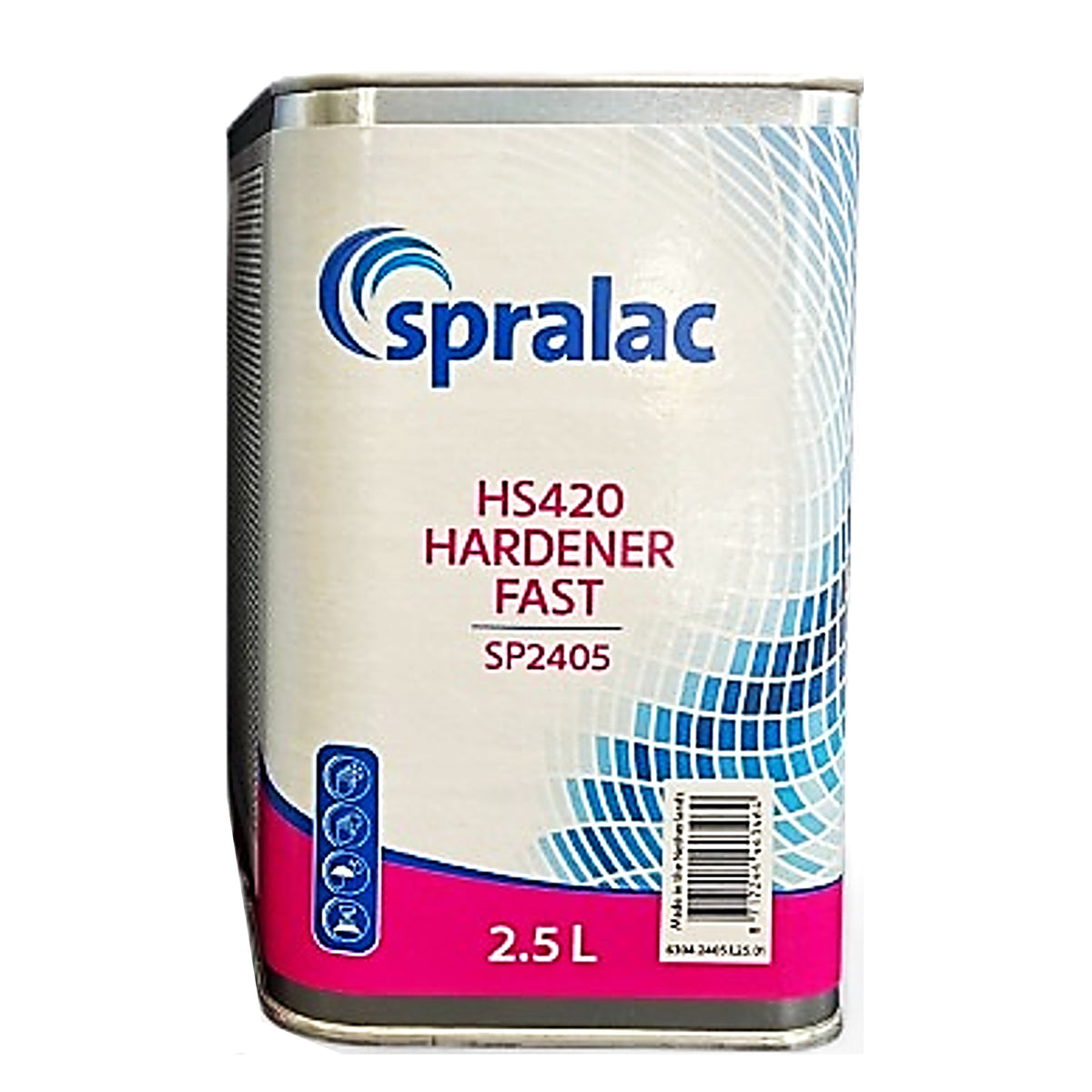 SP2405 - SPRALAC fast hardener for clears SP4401 2.5L