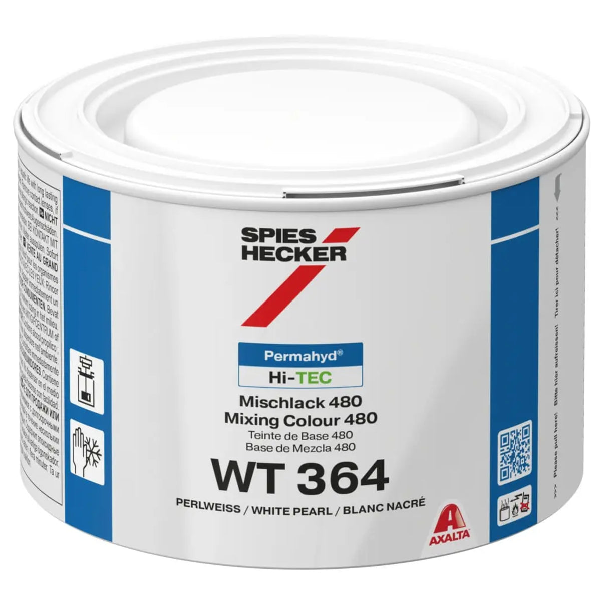 WT364 - SPIES HI TEC Body Paint Pearl White 0.50L