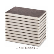 0070.0473.06 - 100 micro fine white abrasive sponges - 98x120x13mm
