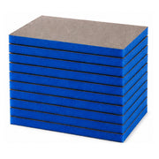 0070.1243.01 - 10 ultrafijne blauwe schuurpads 98X120X13mm