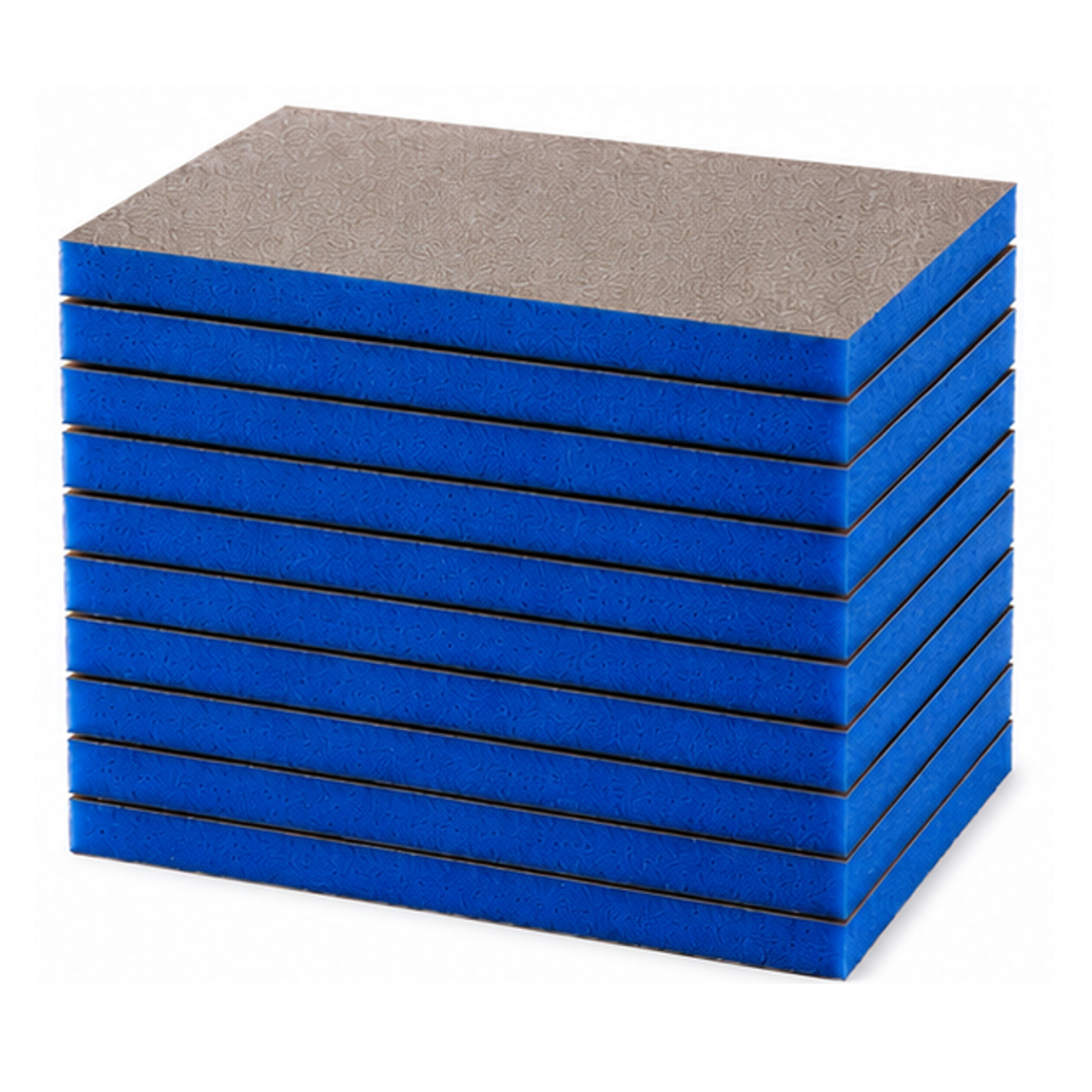 0070.1243.01 - 10 éponges abrasives bleues ultra fines 98X120X13mm